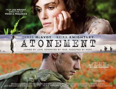 Atonement is a very romantic movie set in England