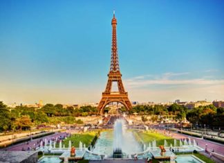 Eiffel Tower in Paris, France