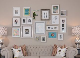 Living Room Art Gallery Wall