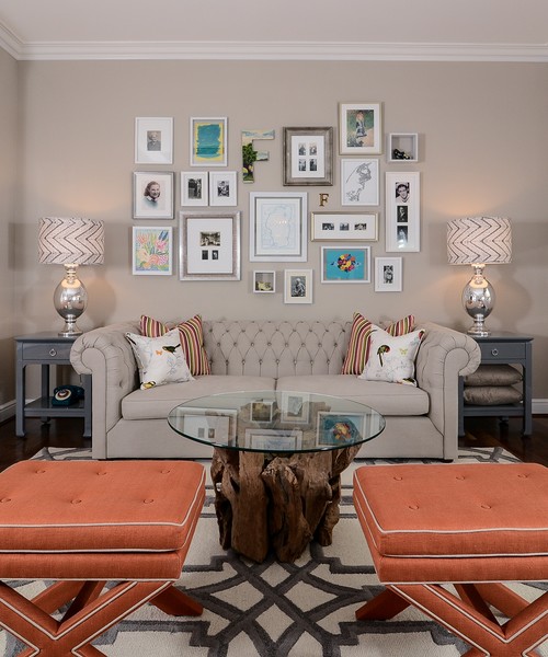 Gallery wall design by Kerrie Kelly Design Lab