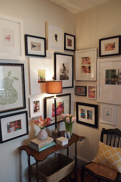 Gallery wall design by Little Black Door Designs Gallery wall design by Little Black Door Designs