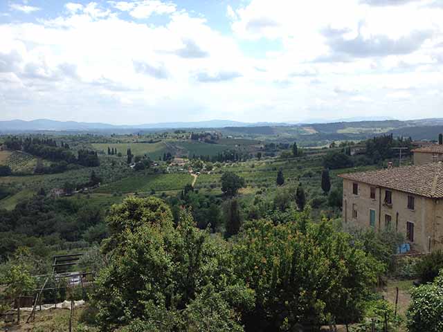 Florence to Chianti includes this countryside