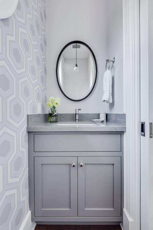 small bathroom decorating idea by Lindsay Chambers Design