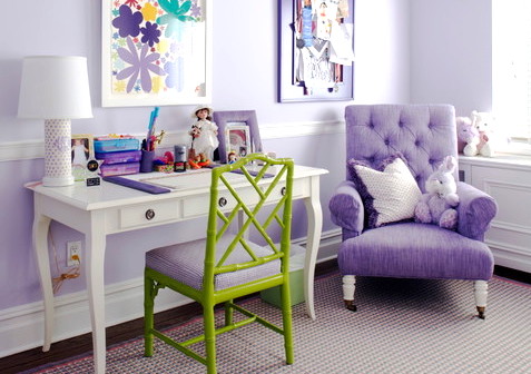 Happy paint colors include purple!