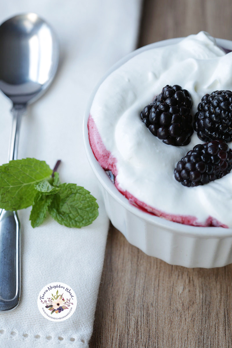 Blackberry Pudding recipe by Travis Neighbor Ward 1