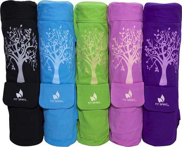 Yoga gifts: Fit Spirit Tree of Life Exercise Yoga Mat Bag