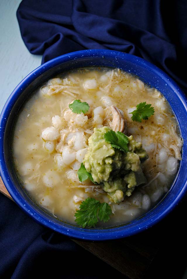 Healthy slow cooker soup recipe: Posole by Sweet Life