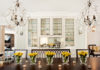 Dining room table centerpieces by Elizabeth Metcalfe Interiors & Design Inc.