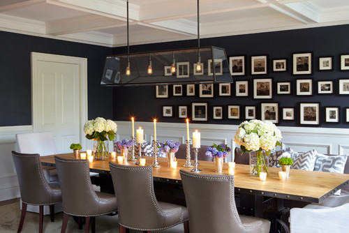 Dining room centerpieces by CHANGO + COMPANE Design