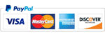 Paypal logo plus credit cards