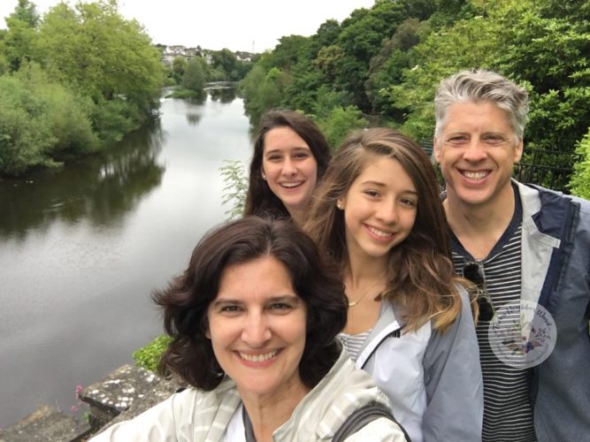 My family on River Nore in Kilkenny Ireland