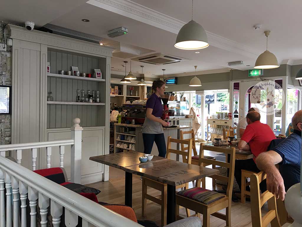 Upstairs at Willoughby's Cafe in Kilkenny