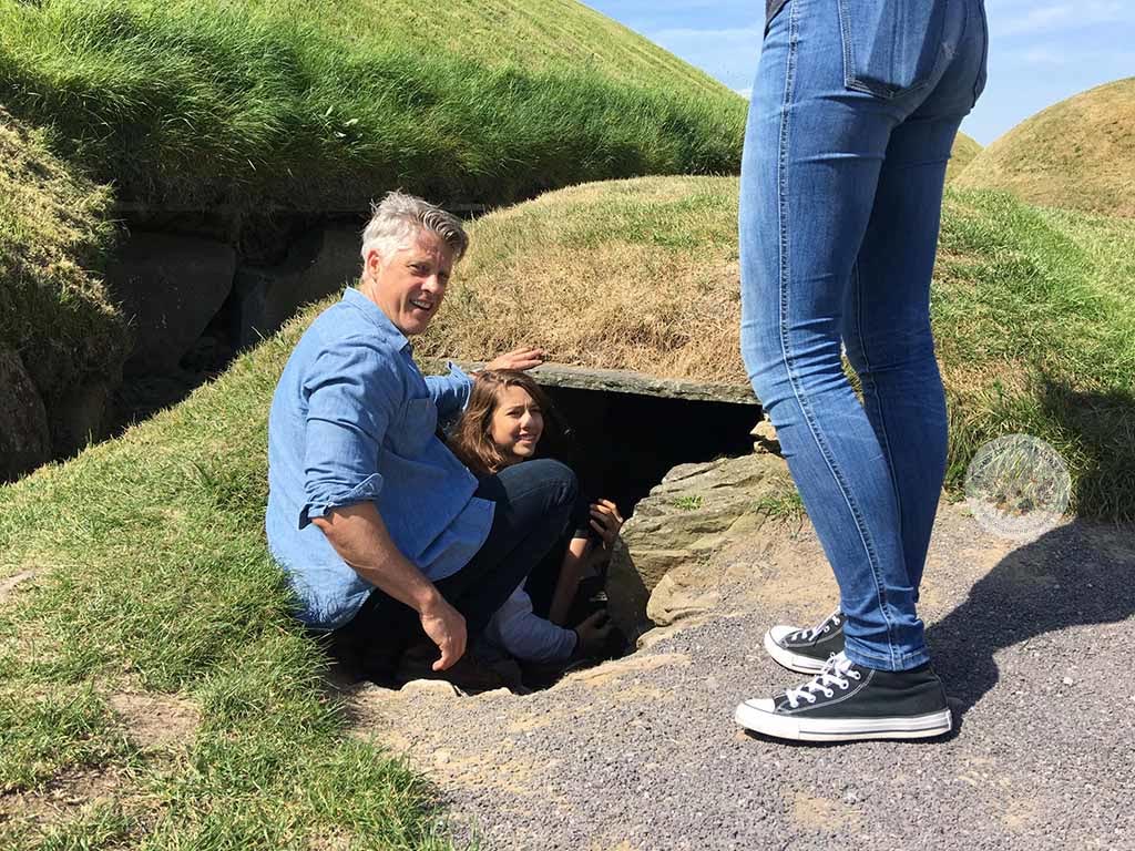 Brian and Aislin at Knowth