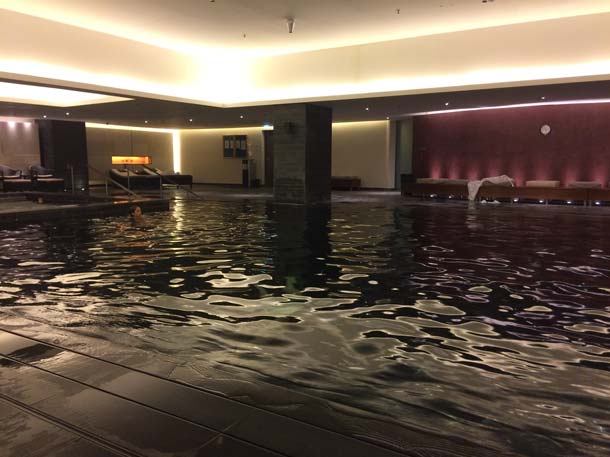 Powerscourt Hotel indoor swimming pool