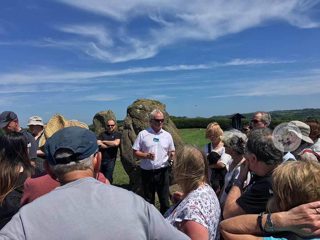 Gerry, the OPW guide at Newgrange