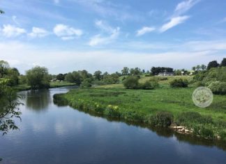 The Bru na Boinne landscape and the Boyne River