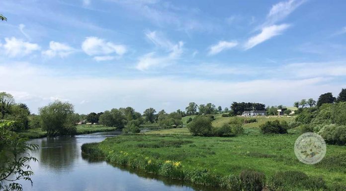 The Bru na Boinne landscape and the Boyne River