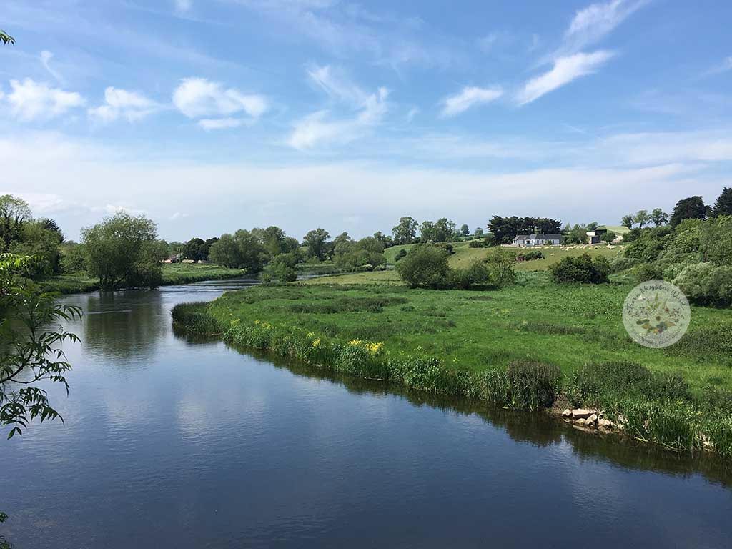 The Bru na Boinne landscape and the Boyne River