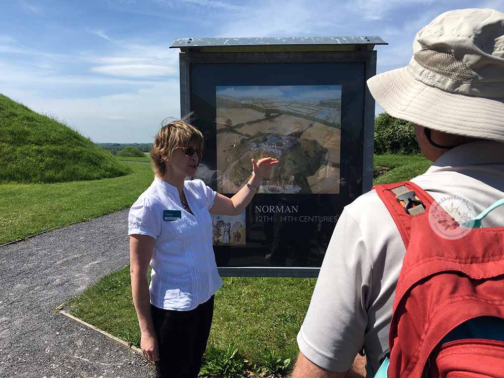 Collette, our OPW guide at Knowth