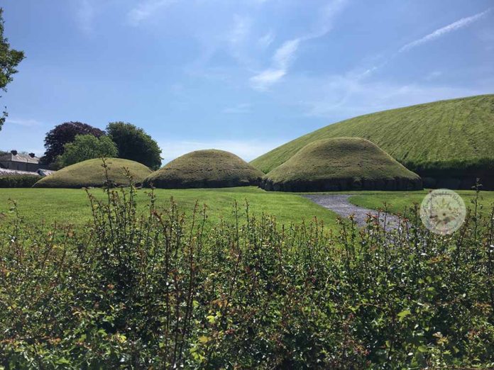 Knowth passage tombs in Bru na Boinne, Ireland