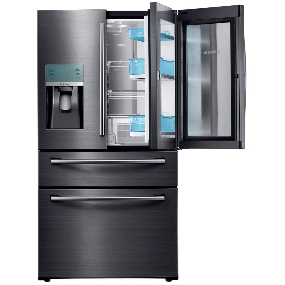 Samsung RF28JBEDBSG French door refrigerator