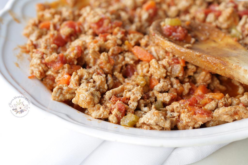 Ragu sauce recipe with ground turkey meat