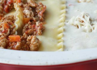 Bechamel sauce is a key ingredient in authentic Italian lasagna.