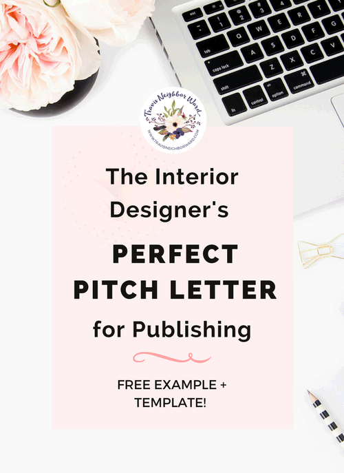 perfect pitch letter for publishing interior design travis pitch letter example