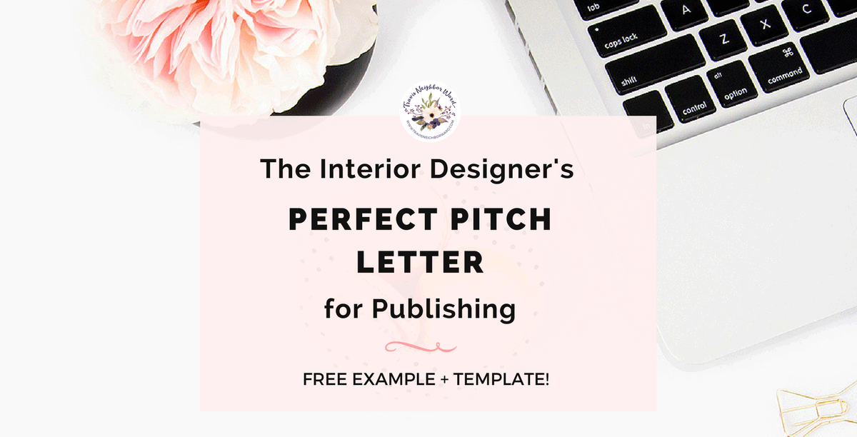 perfect pitch letter for publishing interior design travis pitch letter example