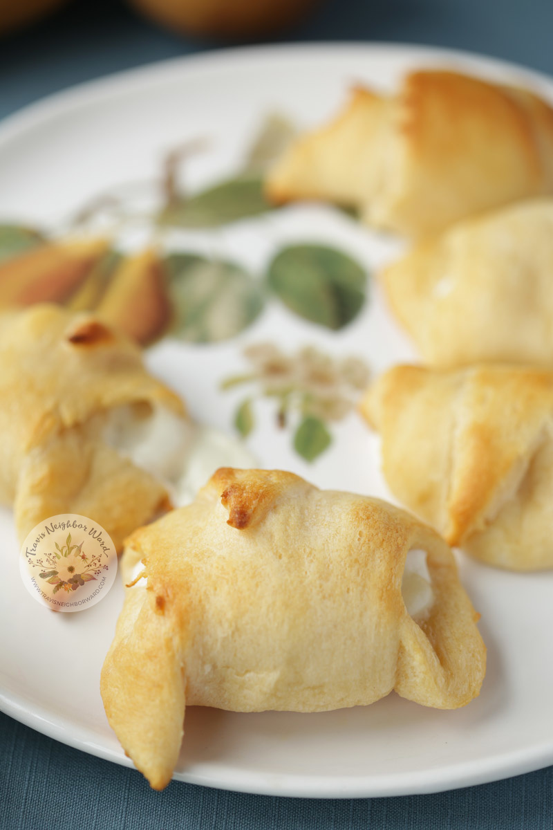 Crescent roll appetizers baked