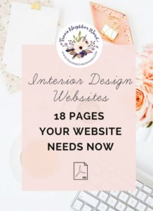 18 Pages your interior design website needs now